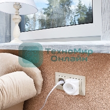 Тройник электрический Rexant биметалл 220В 6А белый