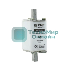 Вставка плавкая ППН-33 125А габарит 00 EKF fus-33/160/125