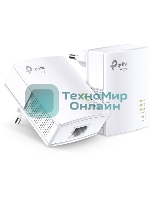 Сетевой адаптер TP-Link AV1000 Gigabit Powerline Starter KitSPEED: 1000 Mbps PowerlineSPEC: Broadcom CPU, HomePlug AV2, 1+1 Gigabit PortFEATURE: Plug and Play, tpPLC Utility, Pair for More SecurityKIT: 2× TL-PA7017