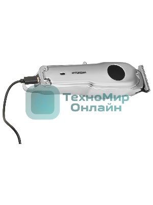 Машинка для стрижки Hyundai H-HC7111 серебристый/черный 3Вт (насадок в компл:3шт)