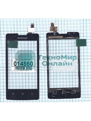 Сенсорное стекло (тачскрин) для Lenovo A600e, черный