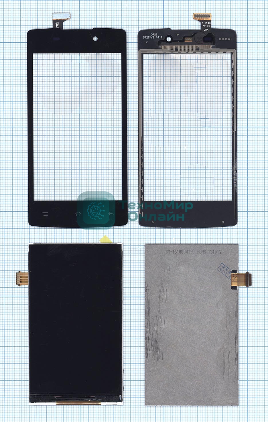 Дисплей для OPPO Joy черный