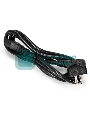 Кабель питания ExeGate Power PC-1,8P (Евровилка угловая Schuko->C13, VDE-250V-3*1.0мм2, медь, черный, 16A, 1.8 м)