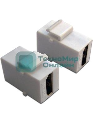 Модуль Keystone, HDMI, мама-мама, 180 градусов, белый