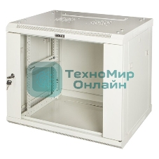 Шкаф настенный 2, 18U 600x450, стеклянная дверь