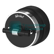 Переключатель одноклавишный Werkel Vintage (черный матовый/хром) W5812051