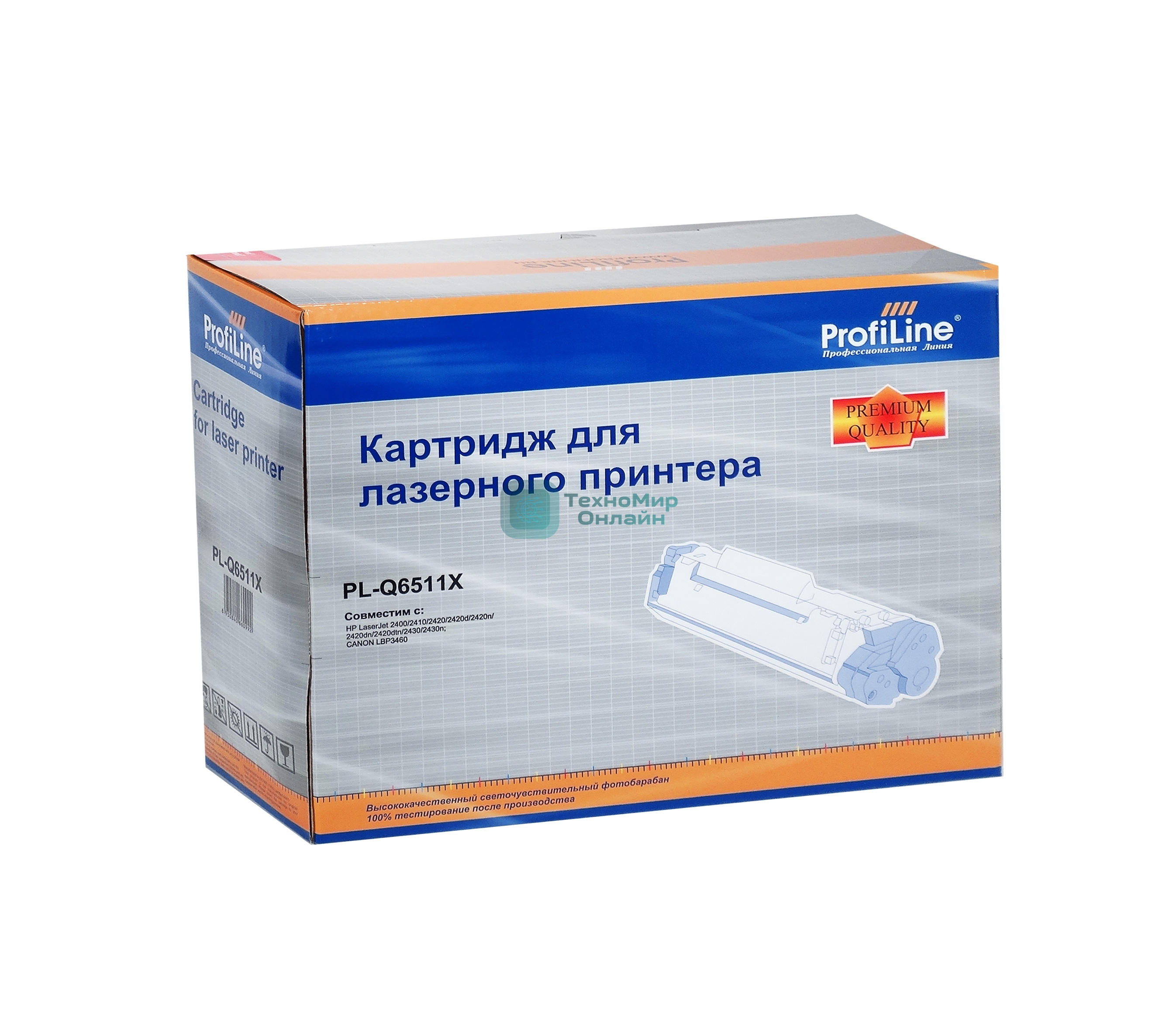 Картридж лазерный ProfiLine PL-Q6511X/710 для принтеров HP LJ 2400/2410/2420/2420d/2420n/2420dn/2420dtn/2430n Canon Laser Shot LBP 3460 12000 копий