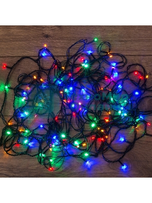 Гирлянда светодиодная универсальная 300 LED МУЛЬТИКОЛОР 15 метров с контроллером