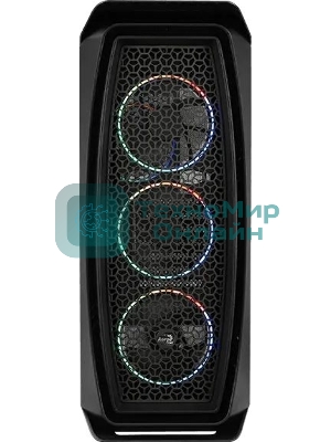 Компьютерный корпус Aerocool/Formula Aero One Eclipse-G-BK-v1 черный без БП ATX 4x120мм 2xUSB 3.0 audio
