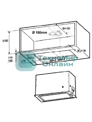 Вытяжка ELICA LANE WH/A/52