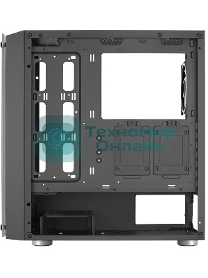 Компьютерный корпус Aerocool / Formula Skribble черный без БП ATX 2x120mm 2xUSB3.0 audio bott PSU