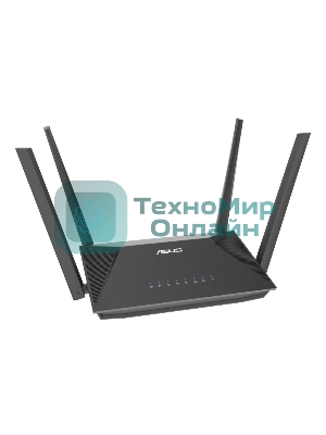 Роутер беспроводной Asus RT-AX52 AX1800 10/100/1000BASE-TX черный