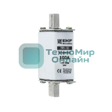 Вставка плавкая ППН-33 63А габарит 00C EKF fus-33/100/63