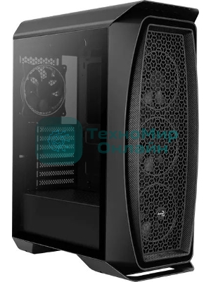 Компьютерный корпус Aerocool/Formula Aero One Eclipse-G-BK-v1 черный без БП ATX 4x120мм 2xUSB 3.0 audio