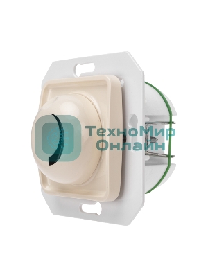 Светорегулятор Kranz DEA 300Вт с/у мех. бежевый (1/10/100)