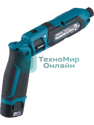 Отвертка аккумуляторная MAKITA TD022DSEак уд 7.2В 2х1Ач Li-Ion 2450об/м 25Нм 1/4'' 0.56кг сумка подсветка