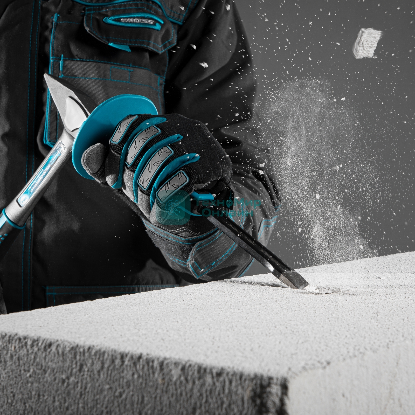 Зубило-скарпель Gross 18711 250х19 мм-3 4