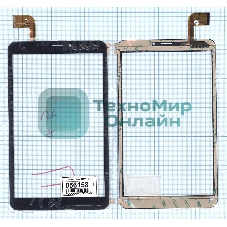 Сенсорное стекло (тачскрин) HK80DR2891, черное