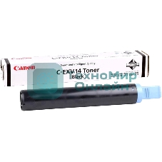 Картридж лазерный Canon C-EXV14 (0384B006) черный (8300 стр.) для Canon iR2016/2018/2020/2022/2025/2030/2318/2320 (1 туба 460 гр.)