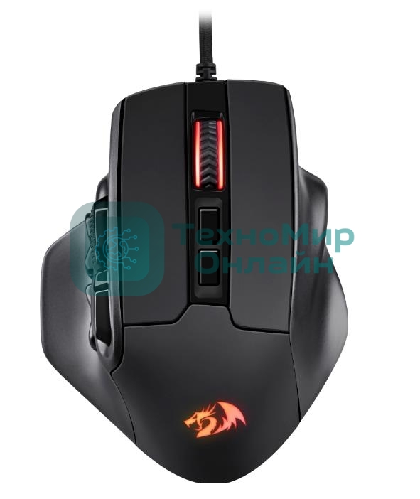 Мышь проводная REDRAGON Aatrox черный, 12400 dpi, USB, кнопки - 15