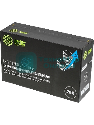Картридж лазерный Cactus CS-CF226X-MPS черный (12000 стр.) для HP LJ M402d/M402n/M426dw/M426fdn/M426fdw
