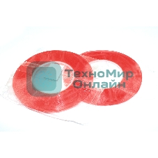 Скотч двусторонний прозрачный 3M с красной защитной лентой ширина 2 мм 50 м 2 шт. 112205