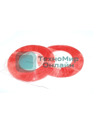 Скотч двусторонний прозрачный 3M с красной защитной лентой ширина 2 мм 50 м 2 шт. 112205