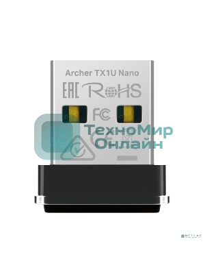 Двухдиапазонный беспроводной нано-USB-адаптер Wi-Fi TP-Link Archer TX1U Nano