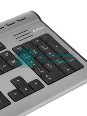 Клавиатура проводная A4Tech KLS-7MUU USB серебристый/черный