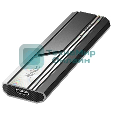 Внешний SSD Netac ZX10, 2TB, USB 3.2 Gen 2 Type-C, R/W 1050/1050, черный