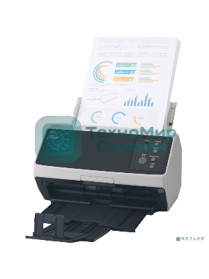 Сканер Fujitsu scanner fi-8150 уровня рабочей группы, 50 стр/мин, 100 изобр/мин, А4, двустороннее устройство АПД, USB 3.2, светодиодная подсветка.