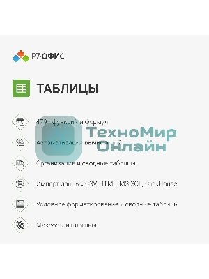 Офисное приложение Р7-Офис Для дома лицензия на 1 год, на 1 пользователя. (карточка)