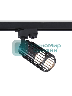 Трековый однофазный светильник Ambrella light GL5158 BK черный GU10 D60*120