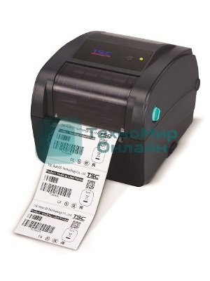 Принтер этикеток TSC TC200 прямая термопечать, 203 dpi, 152 мм/сек, Ethernet, RS-232, USB, черный