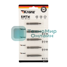 Бита Kranz PH 1x50 ммдля шуруповерта сталь S2 5 шт. (лента)