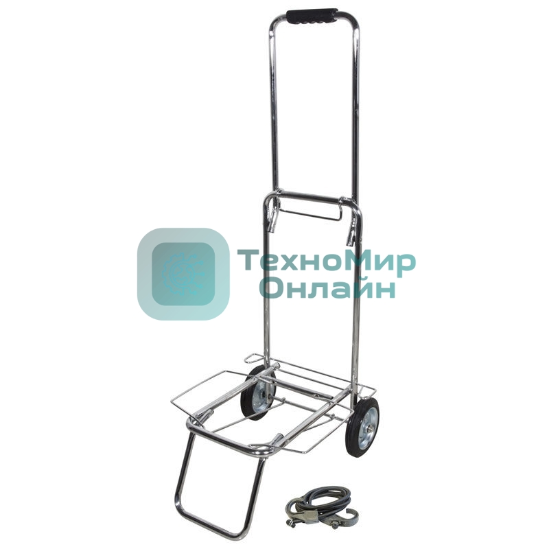 Тележка Рыжий Кот BX-55ZD серебристый металлик. металл колеса, до 55 кг