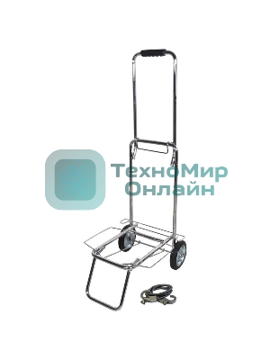 Тележка Рыжий Кот BX-55ZD серебристый металлик. металл колеса, до 55 кг