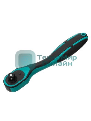 Ключ-трещотка Stels 1/2, 72 зуба, с быстрым сбросом, CrV, 2-х ком. рукоятка