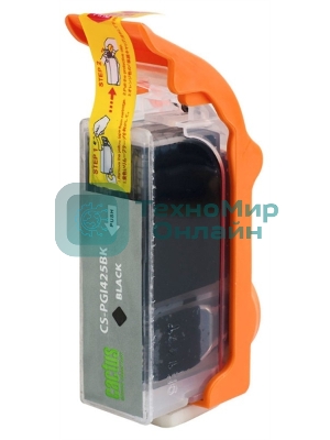 Картридж струйный Cactus CS-PGI425BK черный (16 мл) для Canon Pixma iP4840/MG5140/5240/6140/8140/MX884