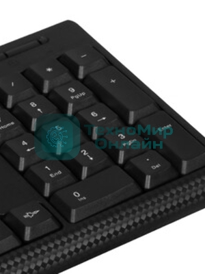 Комплект клавиатура+мышь Defender Line C-511 проводной, USB, 1000 DPI, чёрный