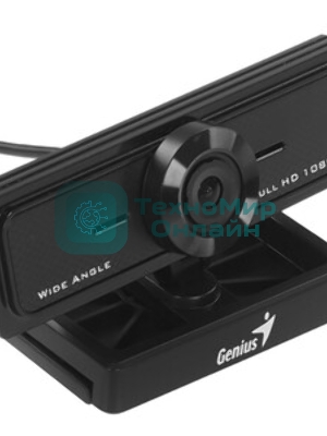 Веб-камера Genius WideCam F100 V2 1920x1080, 30 кадр/с, USB Type-A, микрофон, универсальное крепление