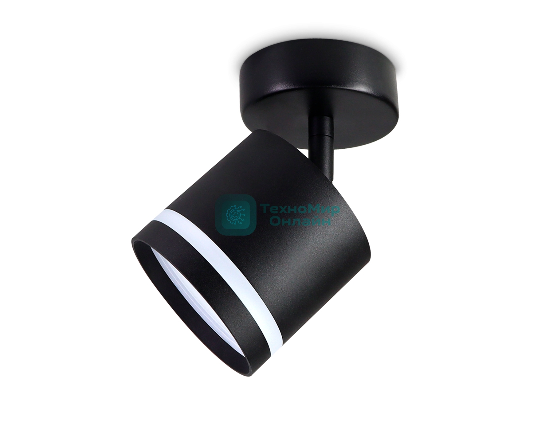 Накладной поворотный спот Ambrella light TA1414 BK черный GX53 max 12W 82*80*150