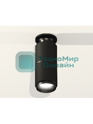 Светильник Ambrella Light XS6302201 SBK/PBK черный песок/черный полированный MR16 GU5.3 (N6902, C6302, A2061, N6121)