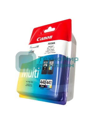 Картридж струйный Canon PG-440/CL-441 5219B005 черный/трехцветный x2уп. для Canon MG2140/MG3140 (180 стр.)