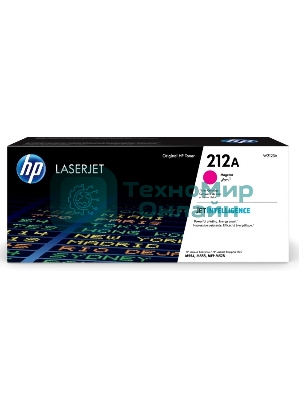 Картридж лазерный Cartridge HP 212A для CLJ Enterprise M554/M555/M578, пурпурный (4 500 стр.)
