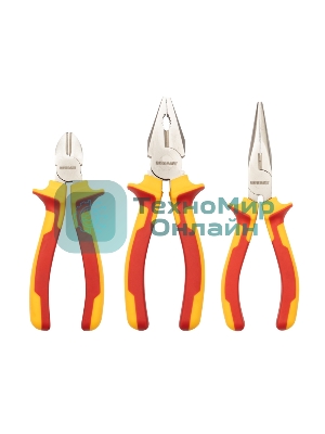 Набор диэлектрического инструмента Rexant RI-02, 11 предметов, до 1000 В, тканевый пенал