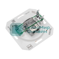 Розетка телевизионная Kranz TV DEA Проходная с/у мех. бежевый (1/10/120)