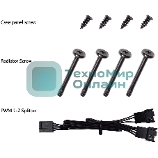 Вентилятор для корпуса ID-Cooling WF-14025-XT BLACK черный, 140 мм, 1600 об/мин, 32.6 дБ, 4 pin