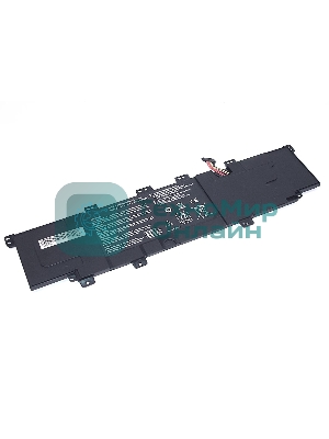Аккумуляторная батарея для ноутбука Asus X402 11.1V 4000mAh OEM черный