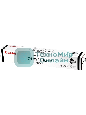 Картридж лазерный Canon C-EXV14 (0384B006) черный (8300 стр.) для Canon iR2016/2018/2020/2022/2025/2030/2318/2320 (1 туба 460 гр.)